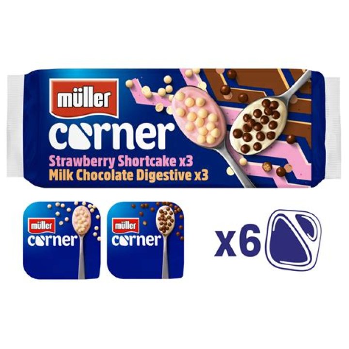 How many calories are in a Muller Corner chocolate ball?