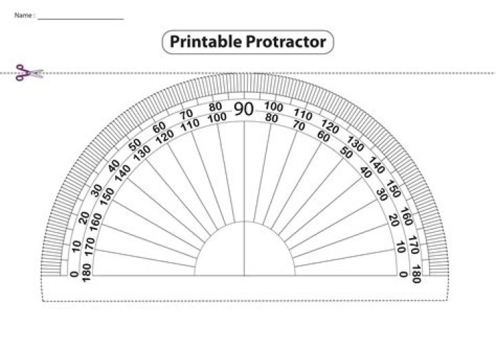 Is it possible to print a protractor?