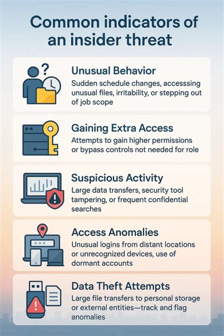 What are some examples of insider threats?