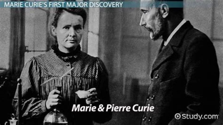What did Marie Curie discover about atoms?