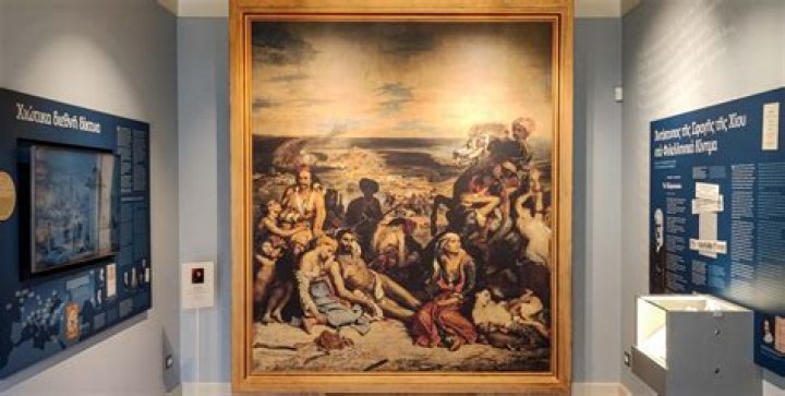 What does the Massacre at Chios depicts?